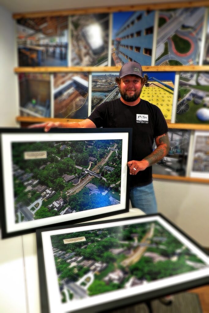 P-Tn Custom Framing for WALL DISPLAY