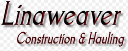 Linaweaver Construction and hauling logo