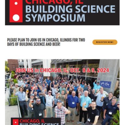 BUILDING SCIENCE SYMPOSIUM – CHICAGO